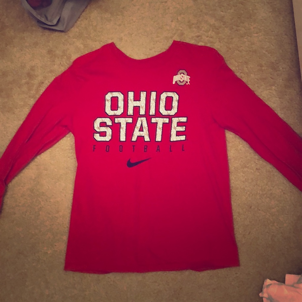 Nike Ohio State Football Long Sleeve Tee
